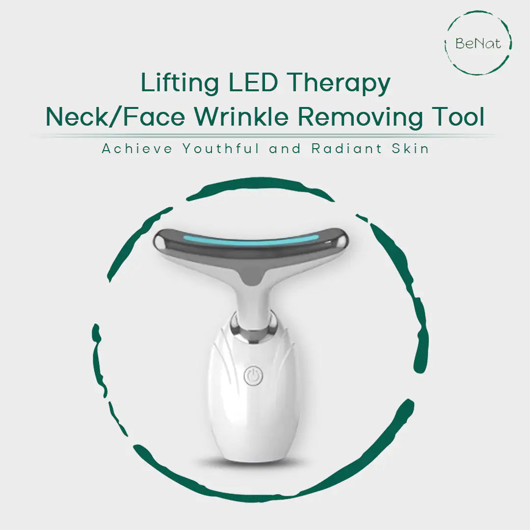 Modern Neck & Face Lifting LED Therapy Device, May Tighten & Smooth Skin
