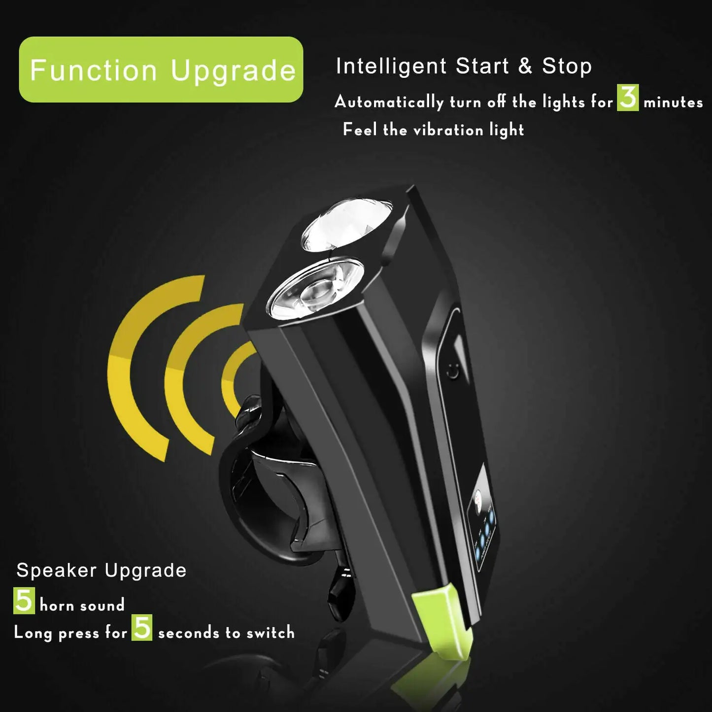 LED Safety Bicycle Bright Beamed Headlight