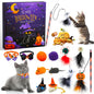 Halloween Cat Advent Calendar 13 Day Cat Halloween Toys Countdown Calendar with Assorted Cat Toys Kitten Halloween Gifts