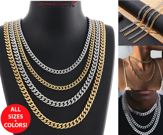 Cuban Style Curb Fashion Neckless Chain