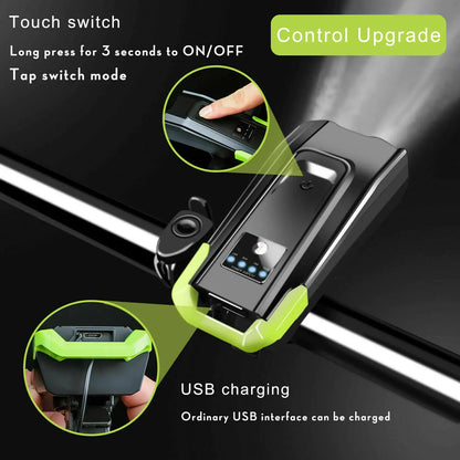 LED Safety Bicycle Bright Beamed Headlight