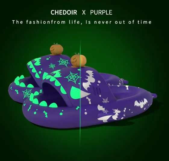Amazing Shark Glow Slippers