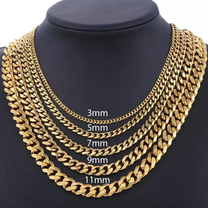 Cuban Style Curb Fashion Neckless Chain