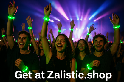 Add the words the word " Get at Zalistic.shop toward the bottom