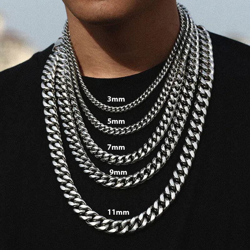 Cuban Style Curb Fashion Neckless Chain