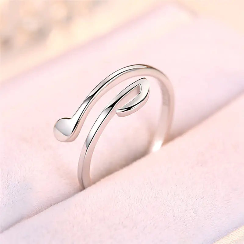 Luxury Music Rings Fashion Jewelry Rose Gold / Silver Tone