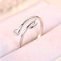 Luxury Music Rings Fashion Jewelry Rose Gold / Silver Tone