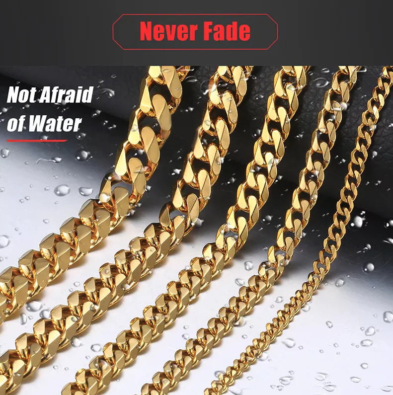 Cuban Style Curb Fashion Neckless Chain