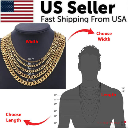 Cuban Style Curb Fashion Neckless Chain
