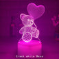 3D Lamp Acrylic Multicolor  LED Night Lights Neon Decorations For Home Bedroom. Great Birthday Gift