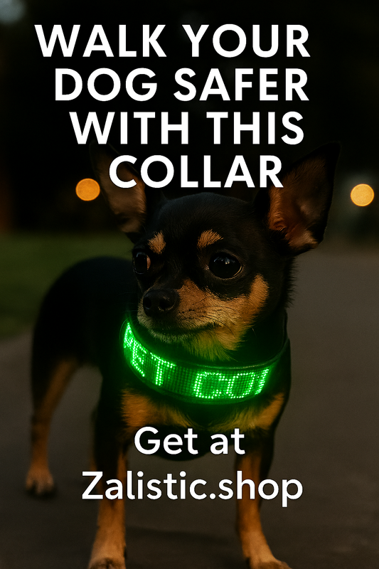 LED Dog Collar Flashing Light Up Rechargeable Pet Dog Safety Collar Glow in The Dark Light-up Neck Loop - Green LED
