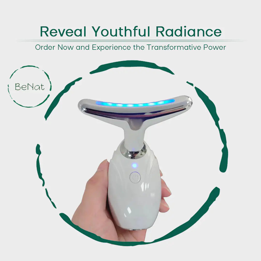 Modern Neck & Face Lifting LED Therapy Device, May Tighten & Smooth Skin